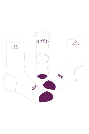Socks White CFB - $12.00
