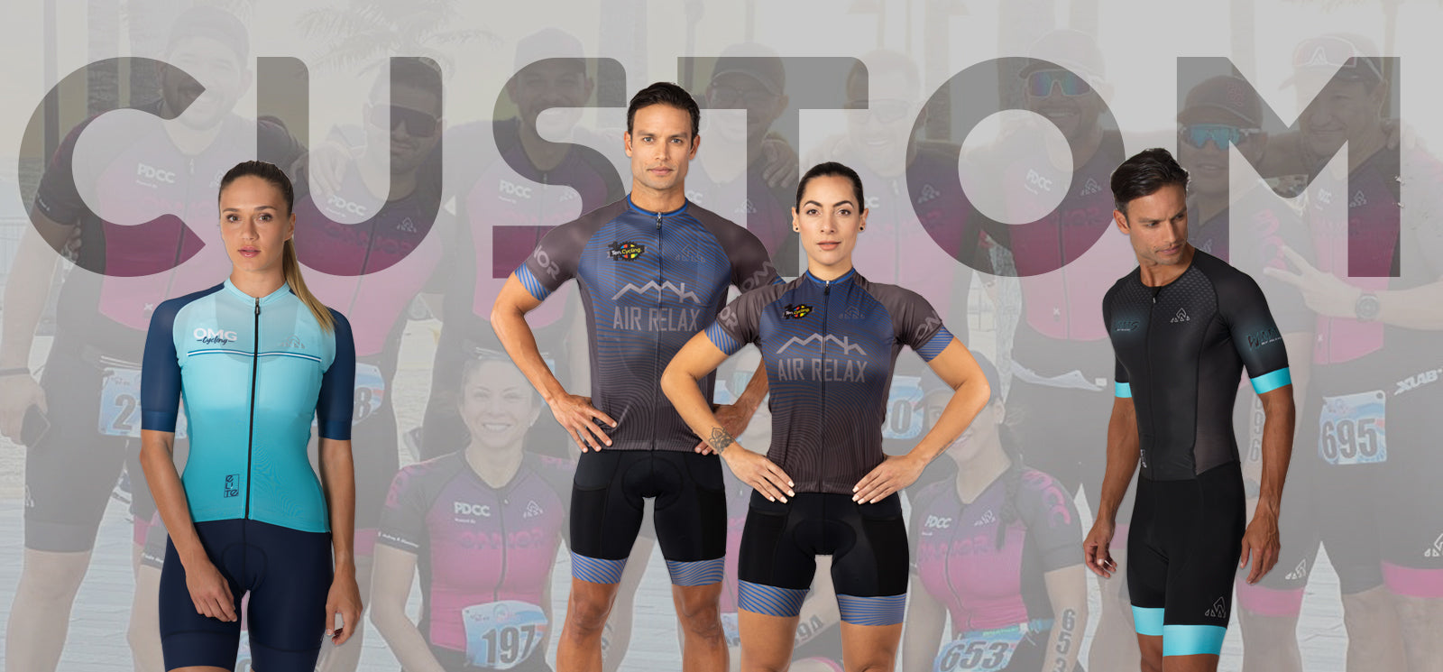 custom cycling triathlon apparel
