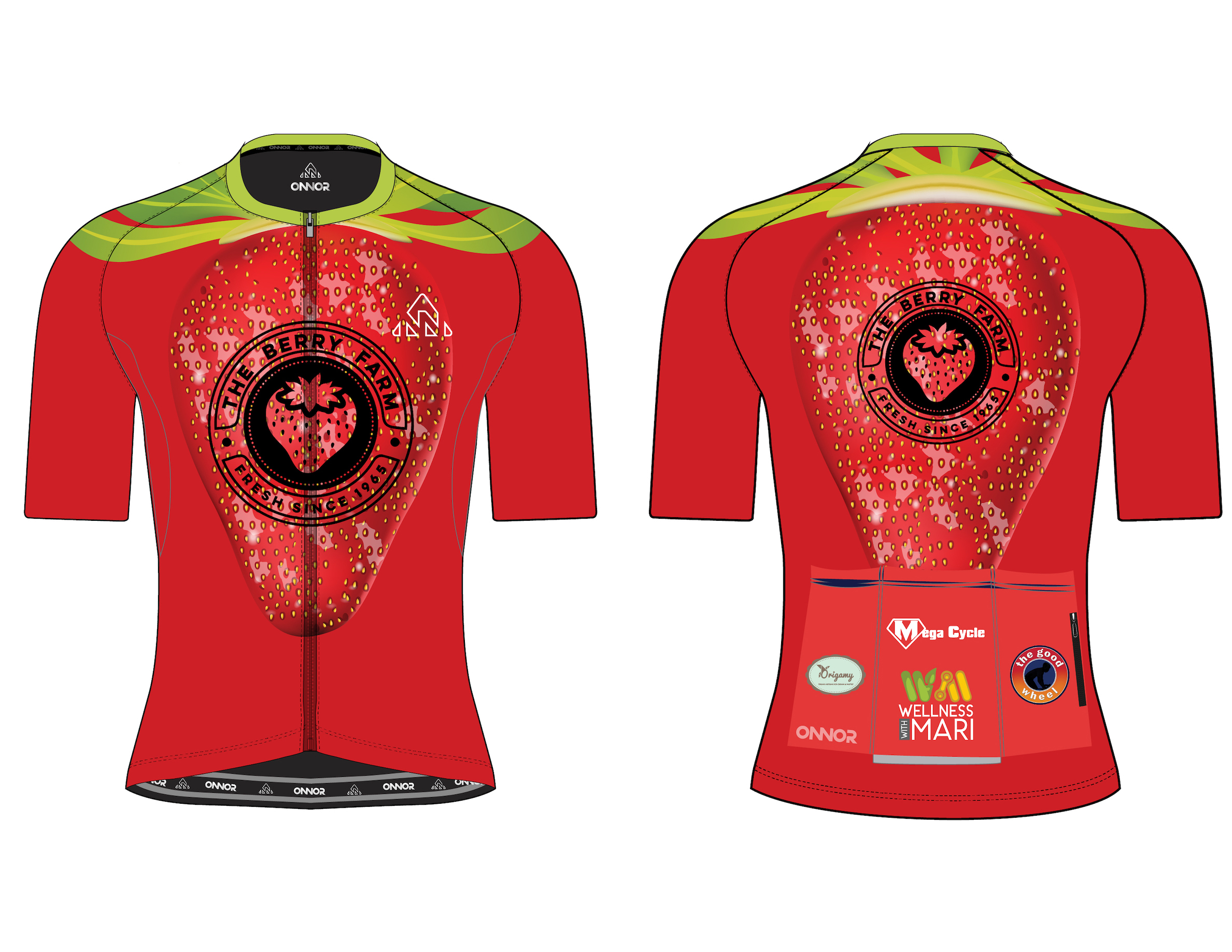 Cycling Jersey Short Sleeve Berry Farms 2024 Order 001